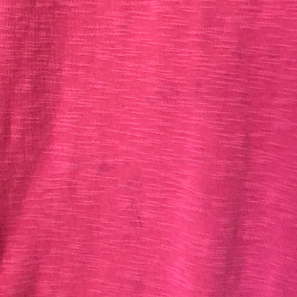 J. Jill Tops J Jill Pink Pima Shortsleeved Vneck Tee Size S Poshmark